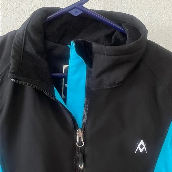 Volkl Ski Women’s Black and Teal Jacket size 6 - Picture 2 of 9